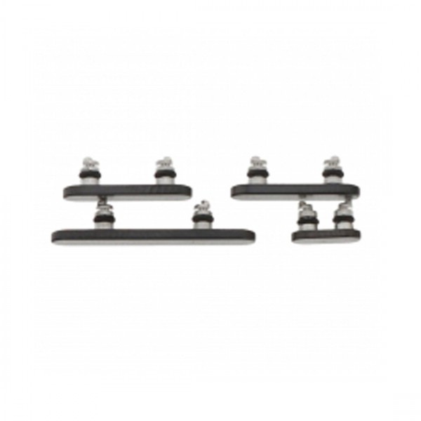 Boutons Touches Latérales pour iPhone 15 Pro/15 Pro Max - Noir Titane (4 boutons)