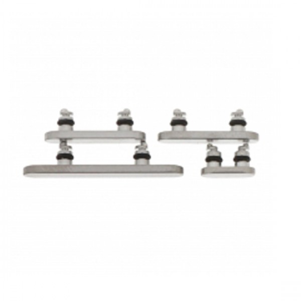 Pack bouton latéral Power Volume Mute pour iPhone 15 Pro/15 Pro Max Blanc Titanium 4pcs in one set