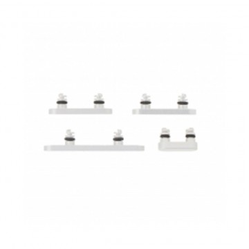 Boutons Touches Latérales pour iPhone 16/16 Plus - Blanc