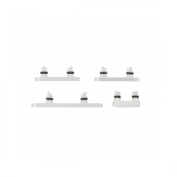 Boutons Touches Latérales pour iPhone 16/16 Plus - Blanc