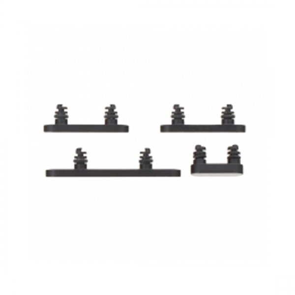 Boutons Touches Latérales pour iPhone 16/16 Plus - Noir