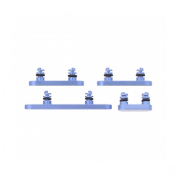 Pack bouton latéral power volume mute pour iPhone 16/16 Plus Ultramarine 4pcs in one set