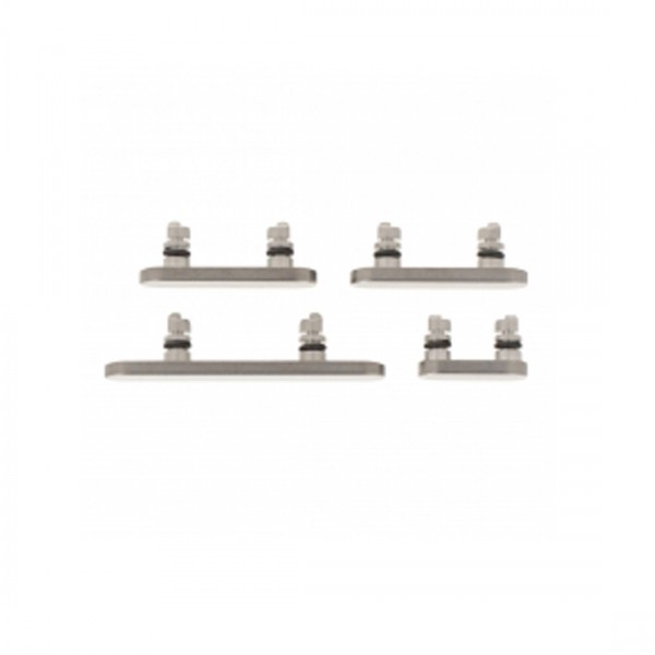 Boutons Touches Latérales pour iPhone 16 Pro/16 Pro Max - Titane Naturel