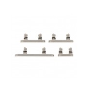 Boutons Touches Latérales pour iPhone 16 Pro/16 Pro Max - Blanc Naturel