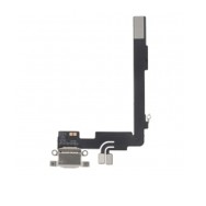 Nappe connecteur de charge pour iPhone 16 Pro Max Blanc Titanium
