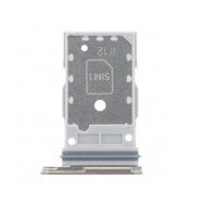 Tiroir carte sim pour Samsung Galaxy S24 Ultra Double carte Titanium Gris