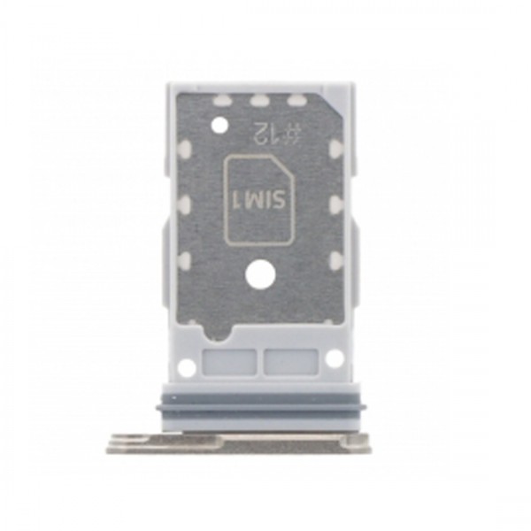 Tiroir carte sim pour Samsung Galaxy S24 Ultra Double carte Titanium Gris