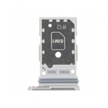 Tiroir SIM Samsung Galaxy S24 FE double carte Blanc - Envoi gratuit 24h