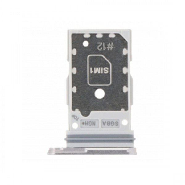 Tiroir carte SIM pour Samsung Galaxy S24 FE double carte Blanc