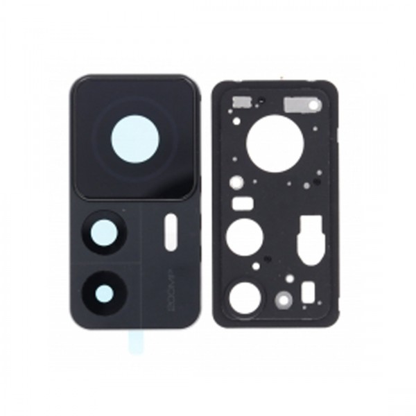 Lentille en verre caméra arrière pour Xiaomi 12T Pro noir