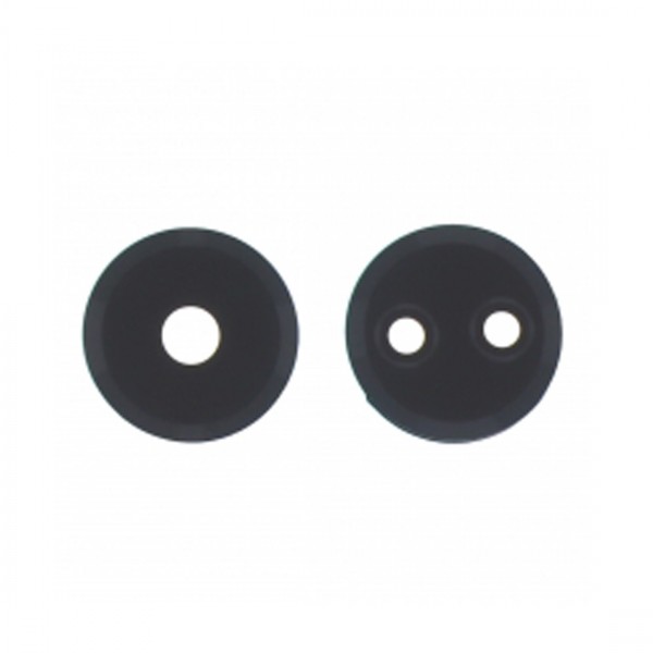 Lentille caméra arrière pour Xiaomi Redmi 13C noir 2pcs in one set
