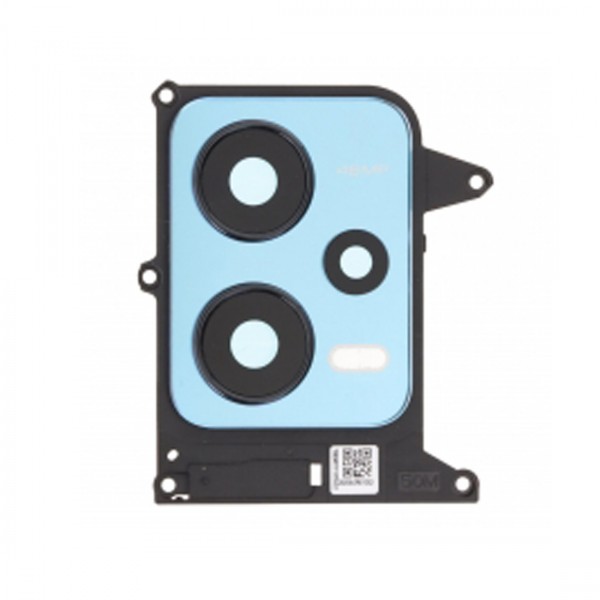 Lentille Camera arrière + Cadre (Bezel) pour Xiaomi Redmi Note 12 5G – Bleu