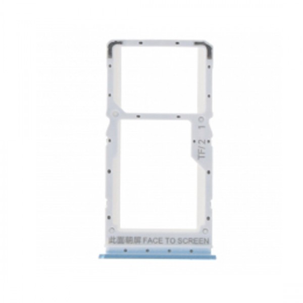 Tiroir carte sim pour Xiaomi Redmi Note 12 5G double sim bleu