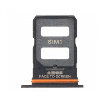 SIM Card Tray for Xiaomi Redmi Note 13 Pro 5G Dual Card Version Black - Envoi gratuit 24h
