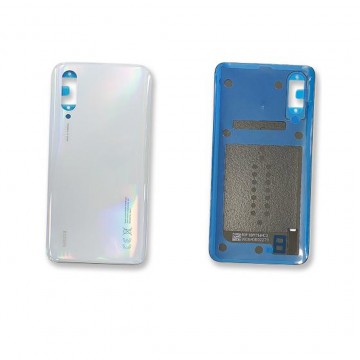 Vitre arrière (Cache batterie) pour Xiaomi Mi A3 / Mi 9 Lite / Mi CC9 - Blanc