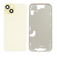 Châssis Arrière pour iPhone 15 Jaune Nu
