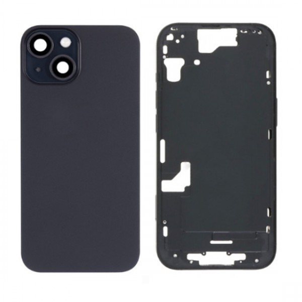 Châssis Arrière pour iPhone 15 Noir Nu