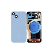Vitre Arrière pour iPhone 14 Plus Bleu sans Support NFC