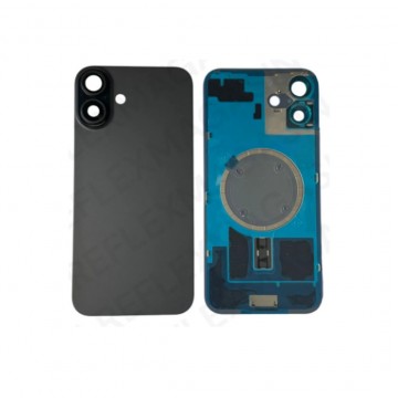 Vitre arrière iPhone 16 Plus Noir + Support - Envoi gratuit 24h