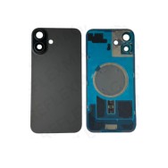 Vitre Arrière pour iPhone 16 Plus Noir + Support Sans NFC