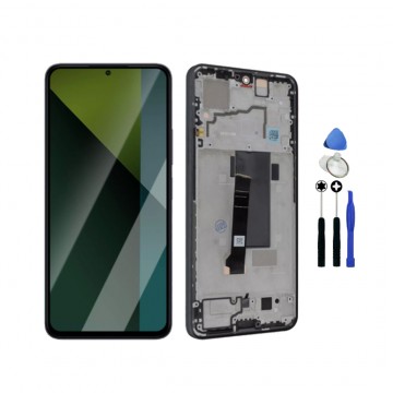 Ecran LCD + Vitre tactile avec châssis pour Xiaomi Redmi note 13 pro 5G + outils