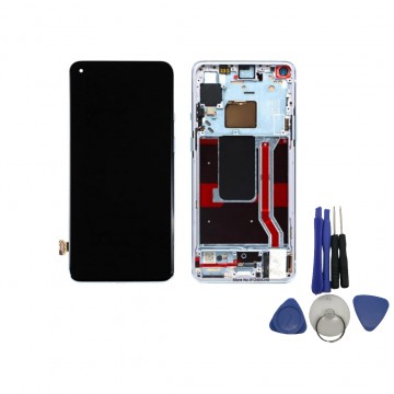Écran Oneplus 8T Aigue-Marine LCD + vitre tactile - kit outils complet avec outils