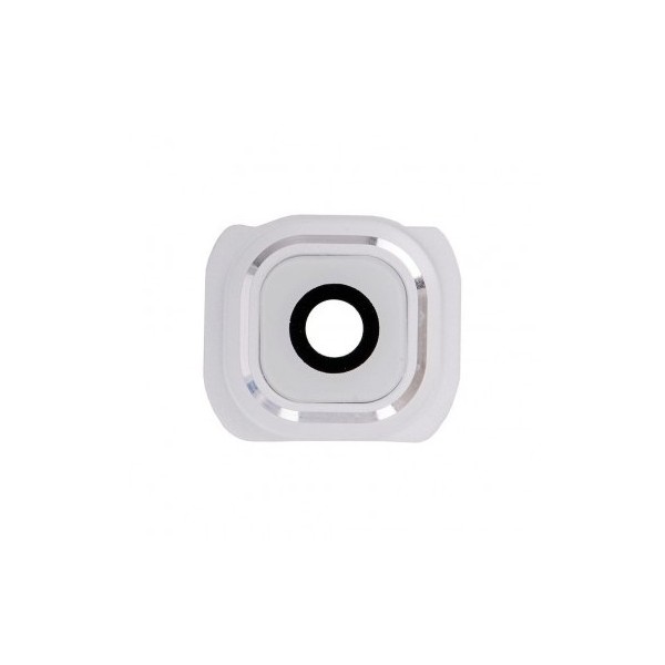 Lentille caméra arrière Blanc pour Samsung Galaxy S6 G920