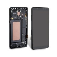 Écran Samsung Galaxy A8 2018 (A530F) OLED Noir LCD sur châssis