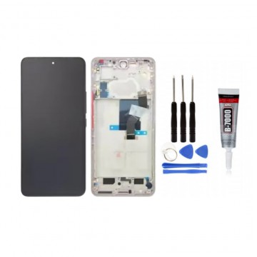 Écran Xiaomi 12 Lite Rose LCD sur châssis