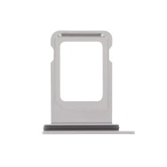 Tiroir Double SIM pour iPhone 15 Pro/15 Pro Max - Blanc Titane