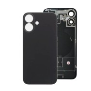 Vitre Arrière pour iPhone 16 Noir avec Support et NFC