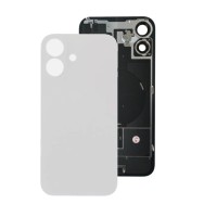 Vitre Arrière pour iPhone 16 Blanc avec Support et NFC
