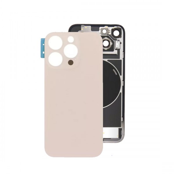 Vitre Arrière pour iPhone 16 Pro Desert avec Support et NFC