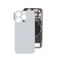 Vitre Arrière pour iPhone 16 Pro Blanc avec Support et NFC
