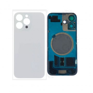 Vitre arrière iPhone 16 Pro Max Blanc + Support - Envoi gratuit 24h