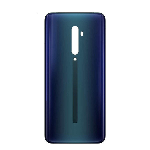VitVitre arrière ( Cache batterie) avec lentille pour Oppo Reno2 Bleu