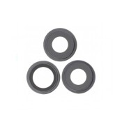 Lentille en verre caméra arrière pour iPhone 15 Pro Max Noir Titanium