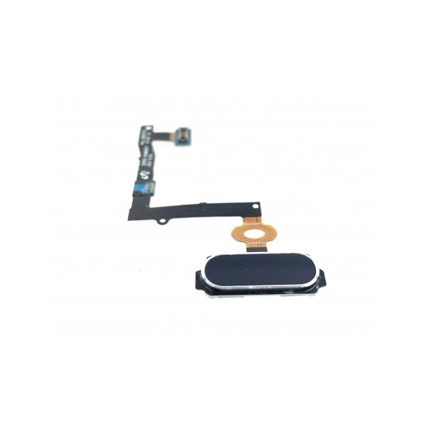 Nappe bouton home Noir pour Samsung Galaxy S6 Edge + G928F