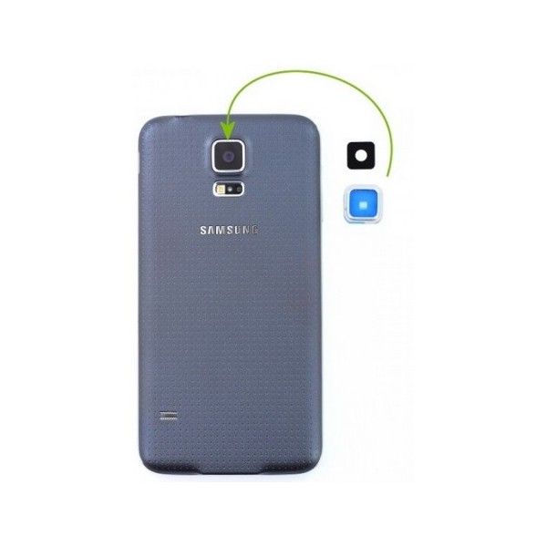 Lentille caméra arrière pour Samsung Galaxy S5 SM-G900F