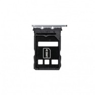 Tiroir double SIM pour Huawei P40 Argent