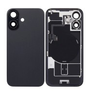 Vitre Arrière pour iPhone 16 Plus Noir avec Support et NFC
