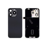 Vitre Arrière pour iPhone 15 Pro Max Noir Titane + Support et NFC