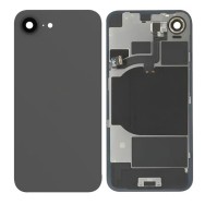 Vitre Arrière cache batterie pour iPhone 16e Noir avec Support et NFC