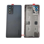 Vitre arrière avec lentille pour Oppo Reno 6 Pro 5G Snapdragon Gris