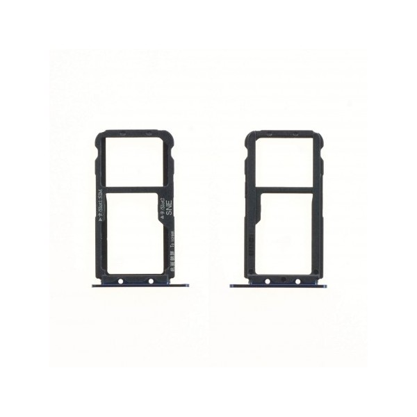 Tiroir SIM + SD pour Huawei Mate 20 Lite Bleu