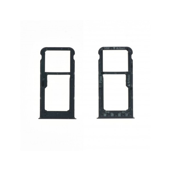 Tiroir SIM + SD pour Huawei P Smart Noir