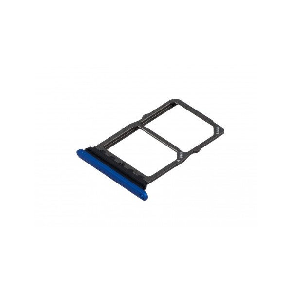 Double Tiroir Sim pour Huawei Mate 20 Bleu
