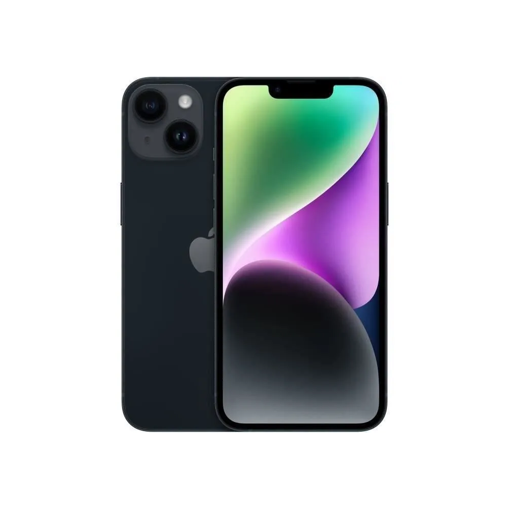 iPhone 14 - 128GO Noir reconditionné - Testé et garanti