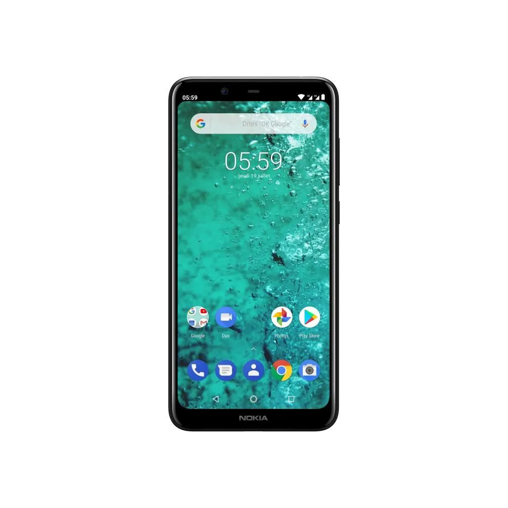 Nokia 5.1 Plus - 32Go Noir reconditionné - Testé et garanti