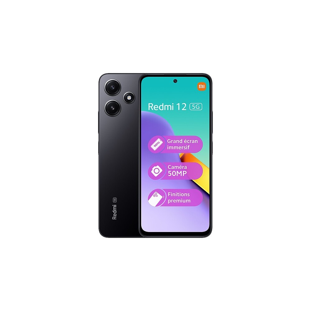 Xiaomi Redmi 12 5G - 128GO - Noir